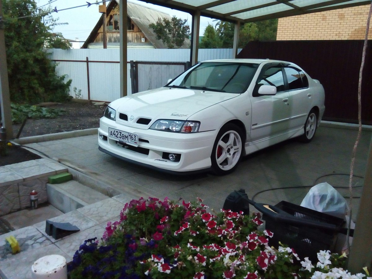 Nissan primera p11 белая