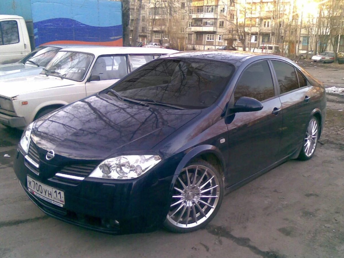Nissan primera p12 на литье