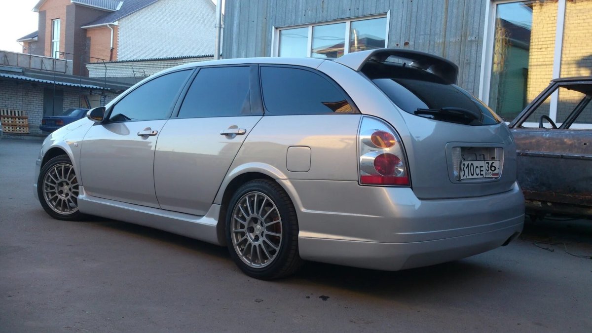 Nissan primera p12 спойлер