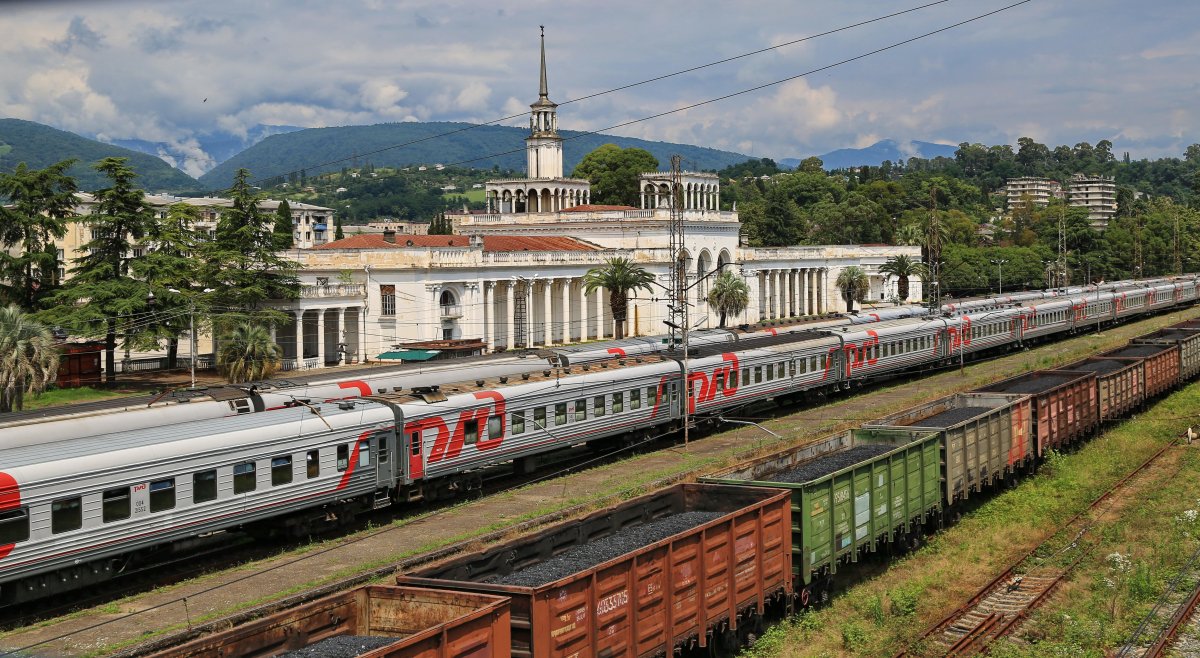 Абхазия Сухум вокзал