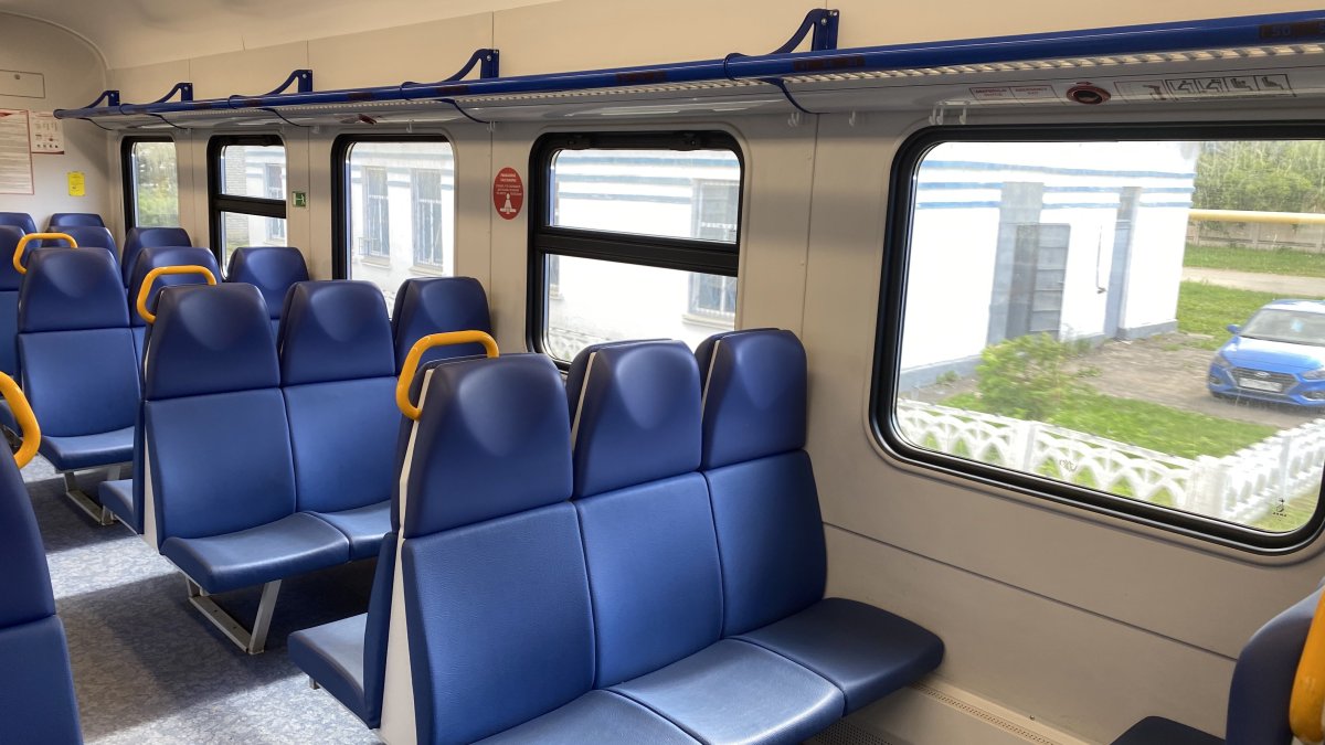 Электричка Нижний Новгород внутри