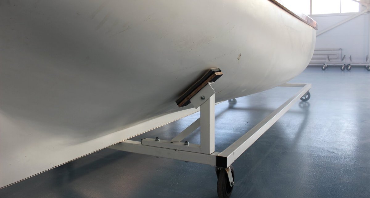 Колесо промышленное для стеллажа швертботов класса оптимист