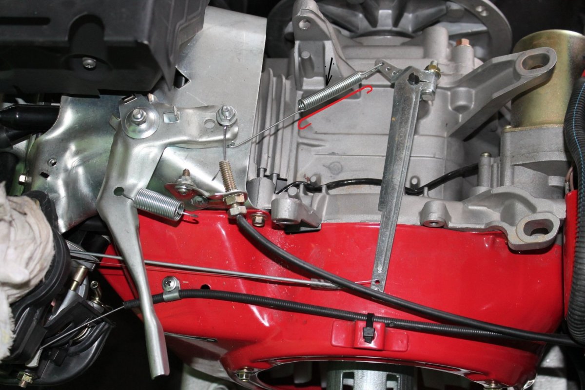 Привод газа Лифан 168