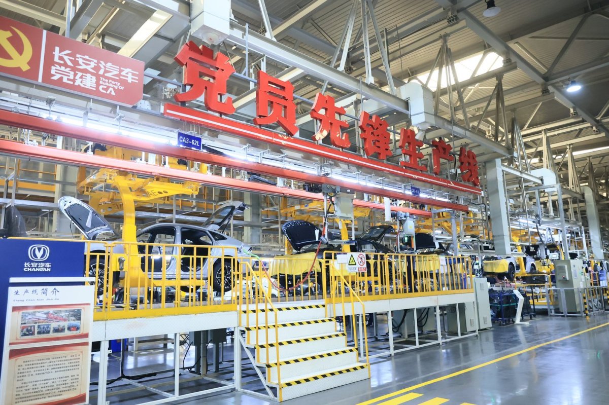 Завод Changan в Китае