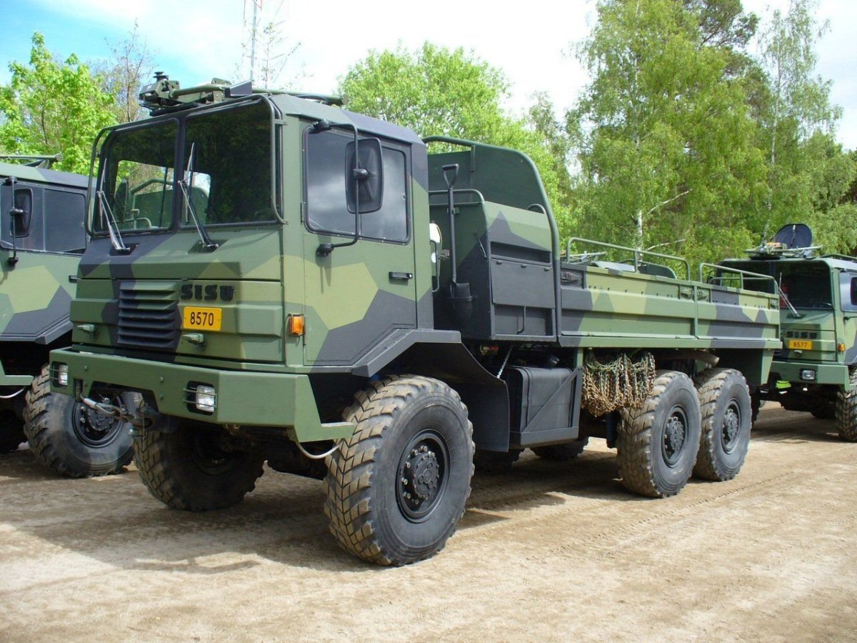Sisu военные грузовик 4x4
