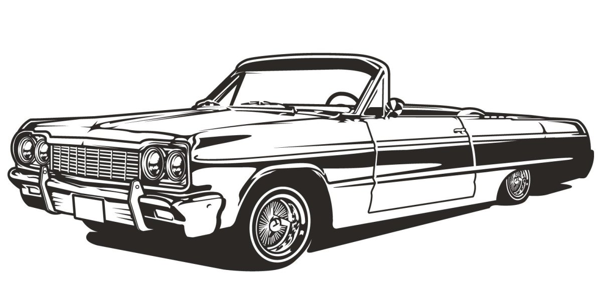 Chevrolet Impala 1967 вектор