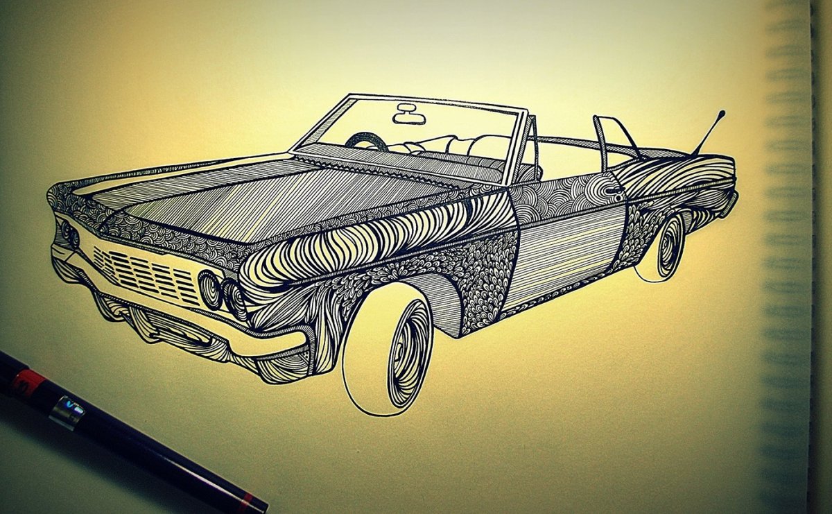 Автомобиль в иллюстраторе