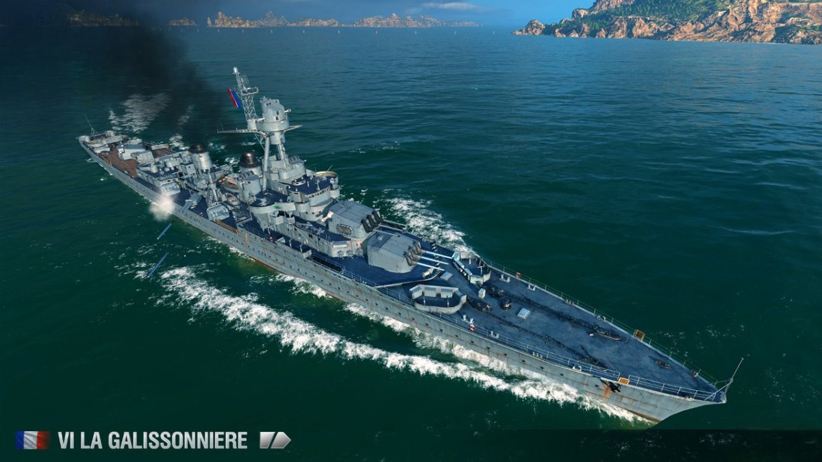 Французский крейсер Эмиль Бертен