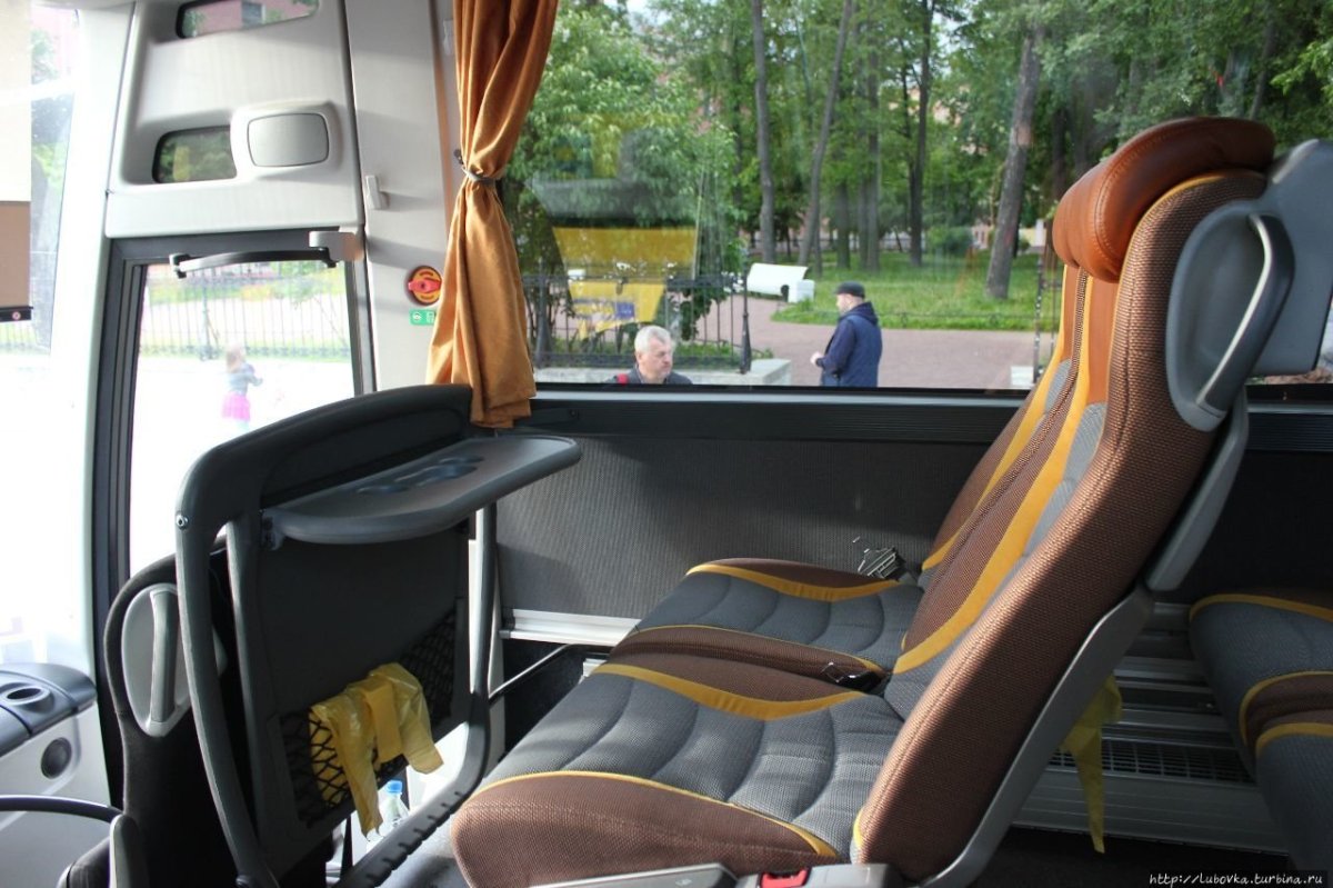 Ecolines автобусы внутри