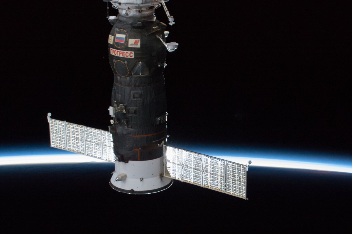 Грузовой корабль Прогресс затоплен в тихом океане