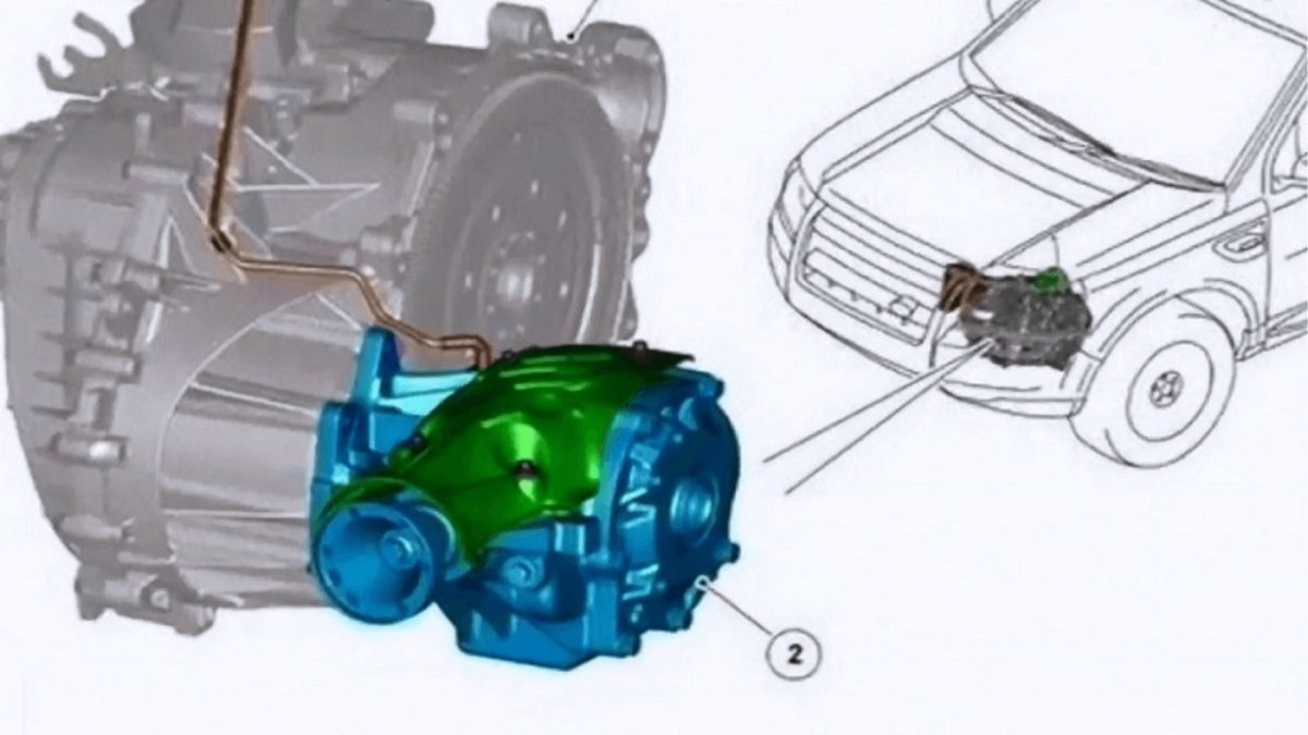 Freelander 2 ремкомплект переднего редуктора