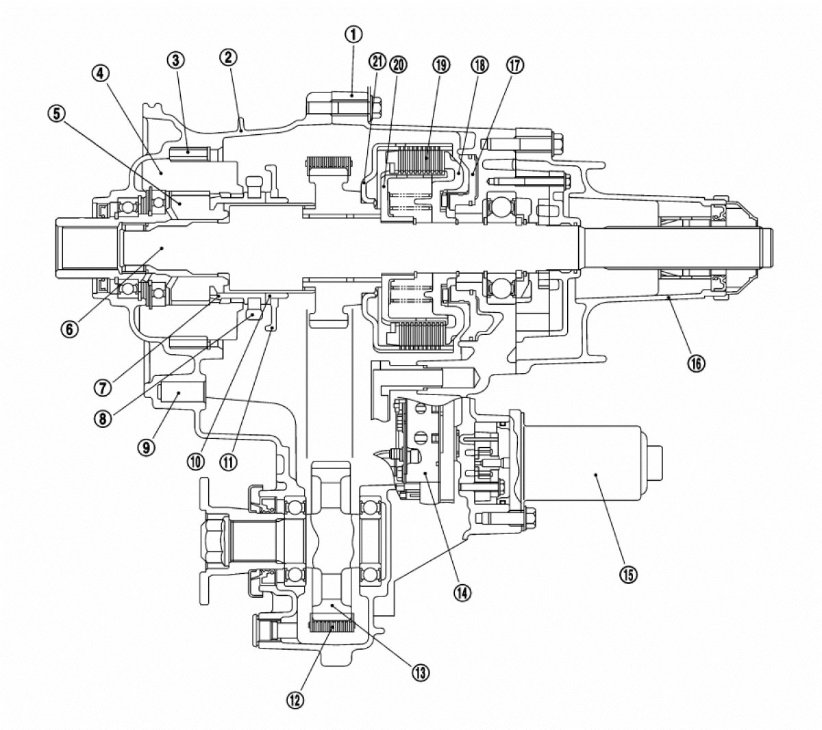 Схема раздатки Nissan Pathfinder r51