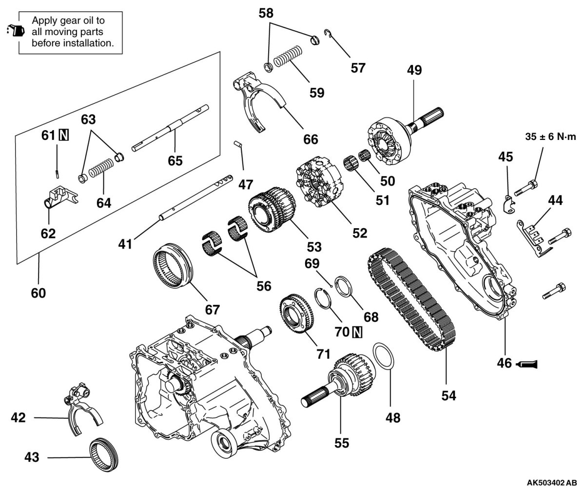 Раздатка Митсубиси л200 схема