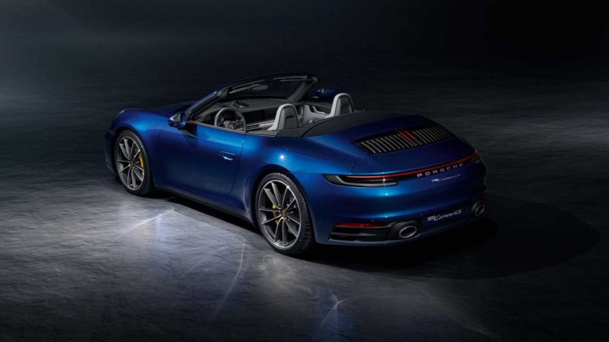 Порше 911 неон