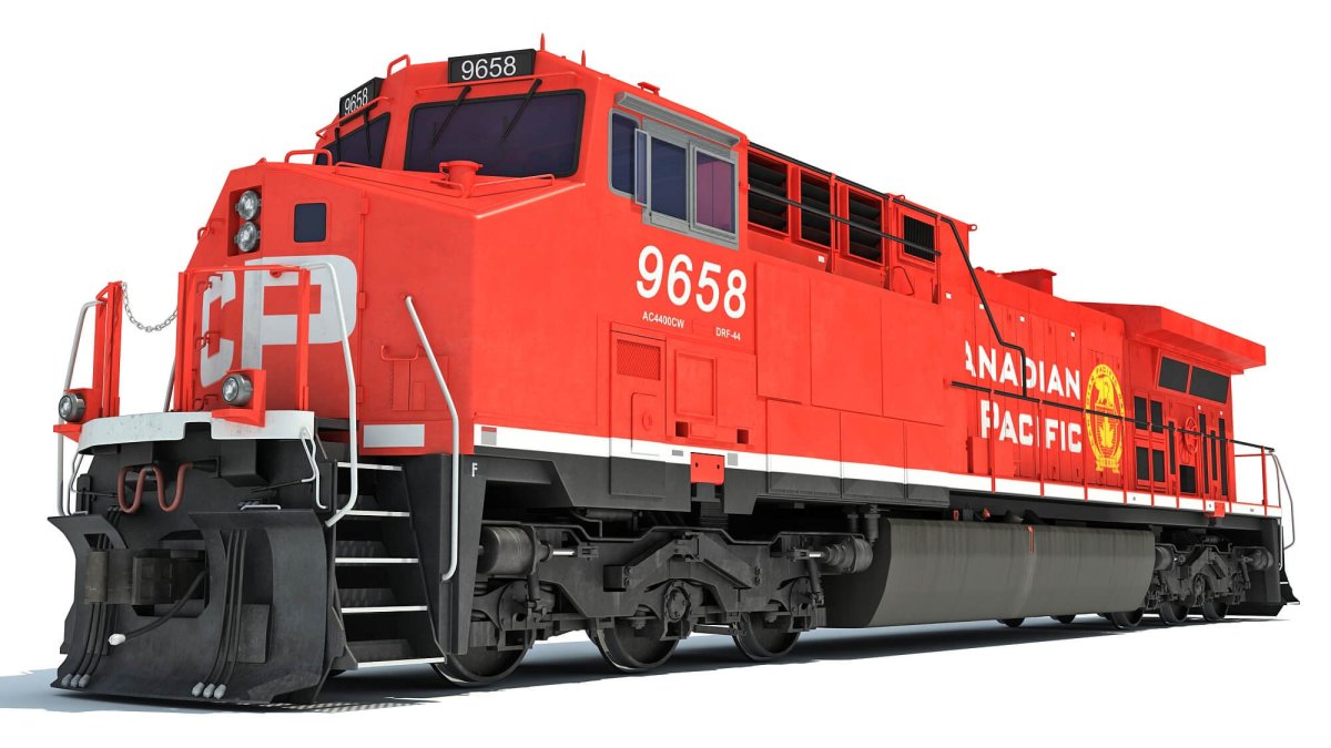 3д модель Локомотива