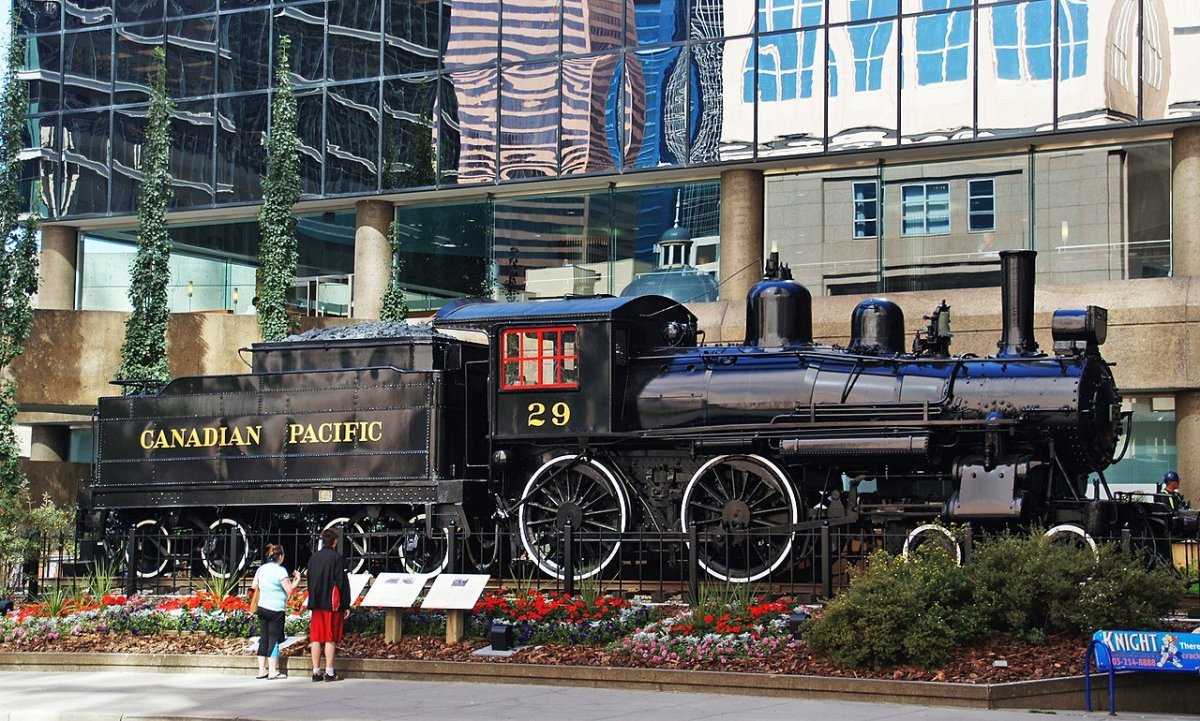 Паровоз в Канаде