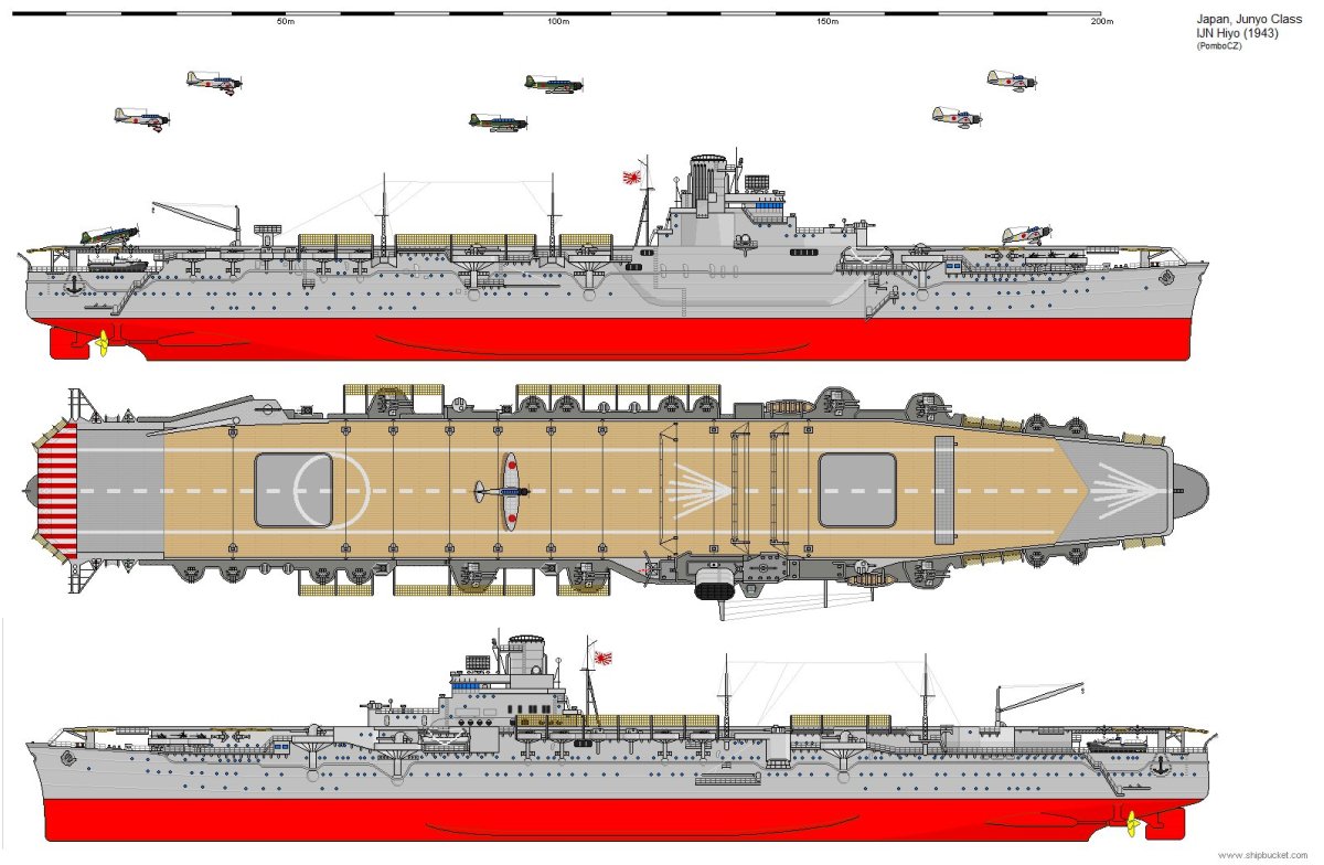 Авианосец Синано чертежи