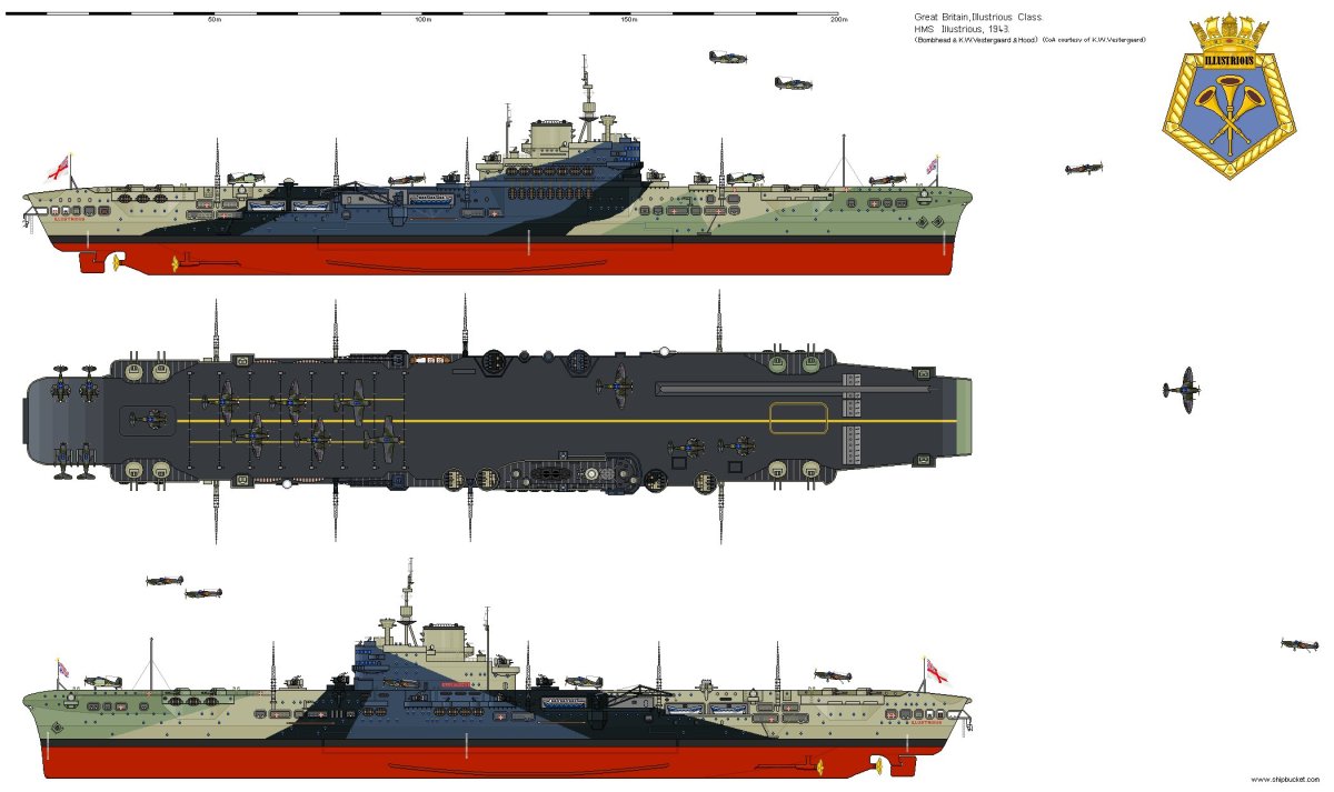 Авианосец Илластриес 1939