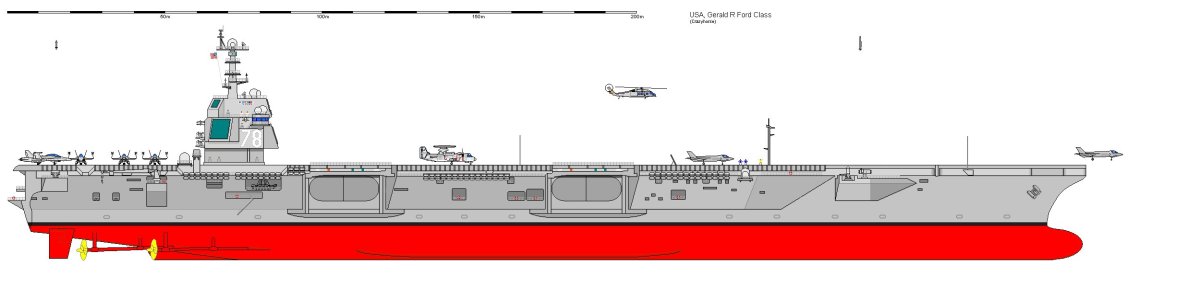 Авианосец Джеральд Форд чертежи