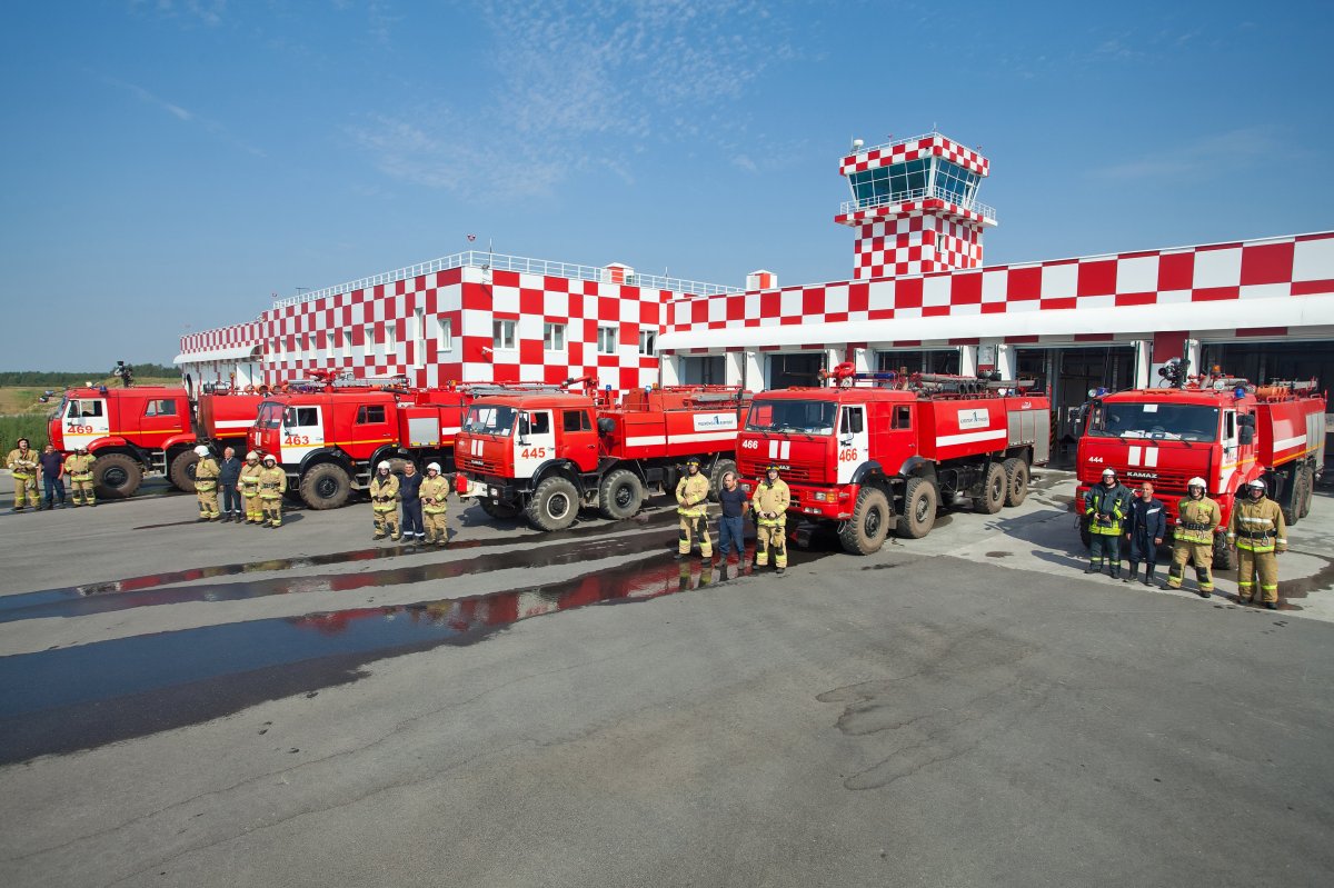 Пожарная часть в Пулково