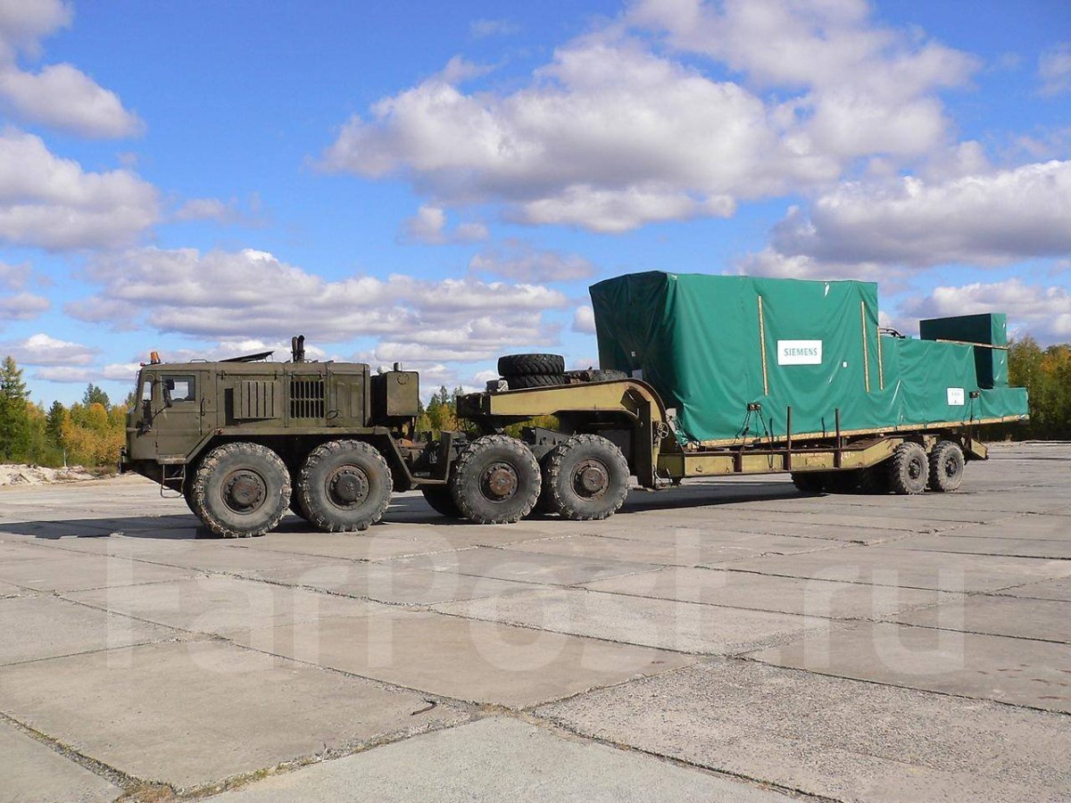 МАЗ 537 С прицепом