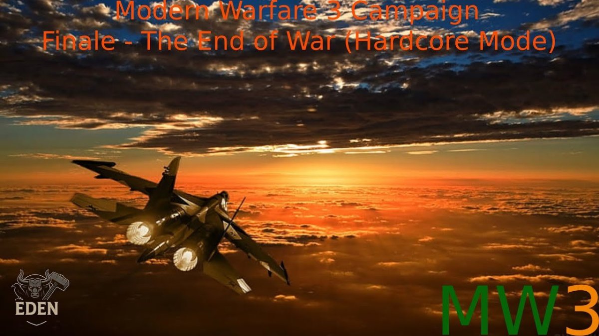 Истребитель на закате