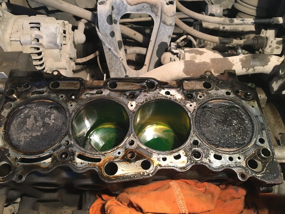 Гильзовка двигателя Лансер 9