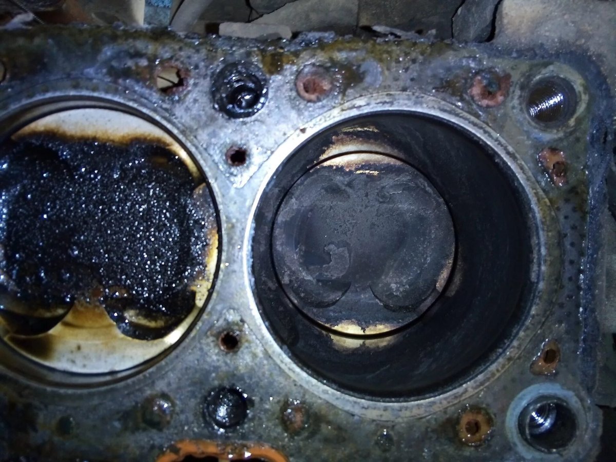 Нагар на поршневой группе