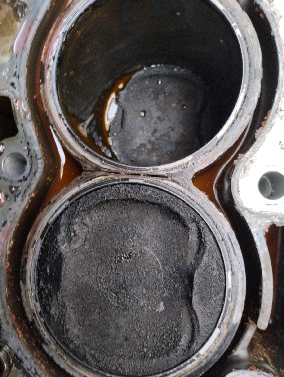 Масло в цилиндре