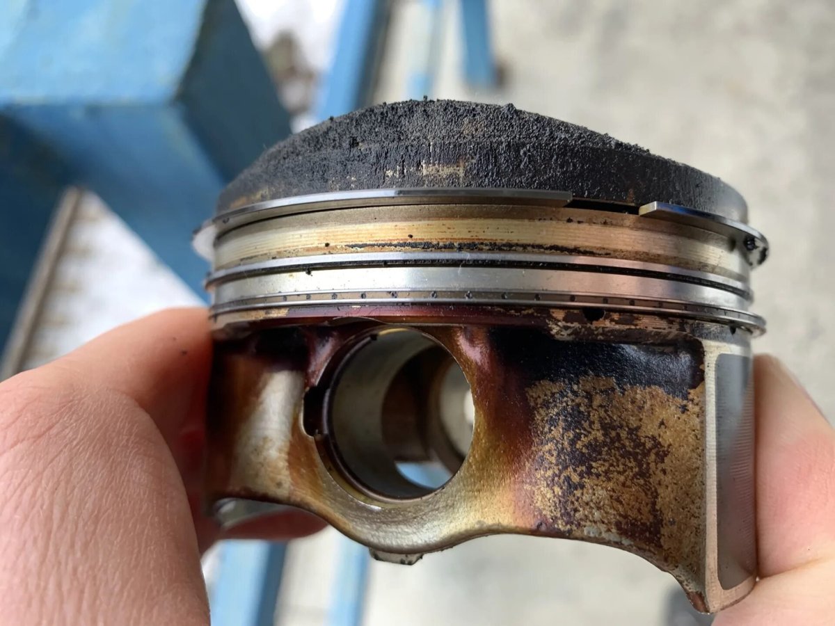 Раскоксовка поршней