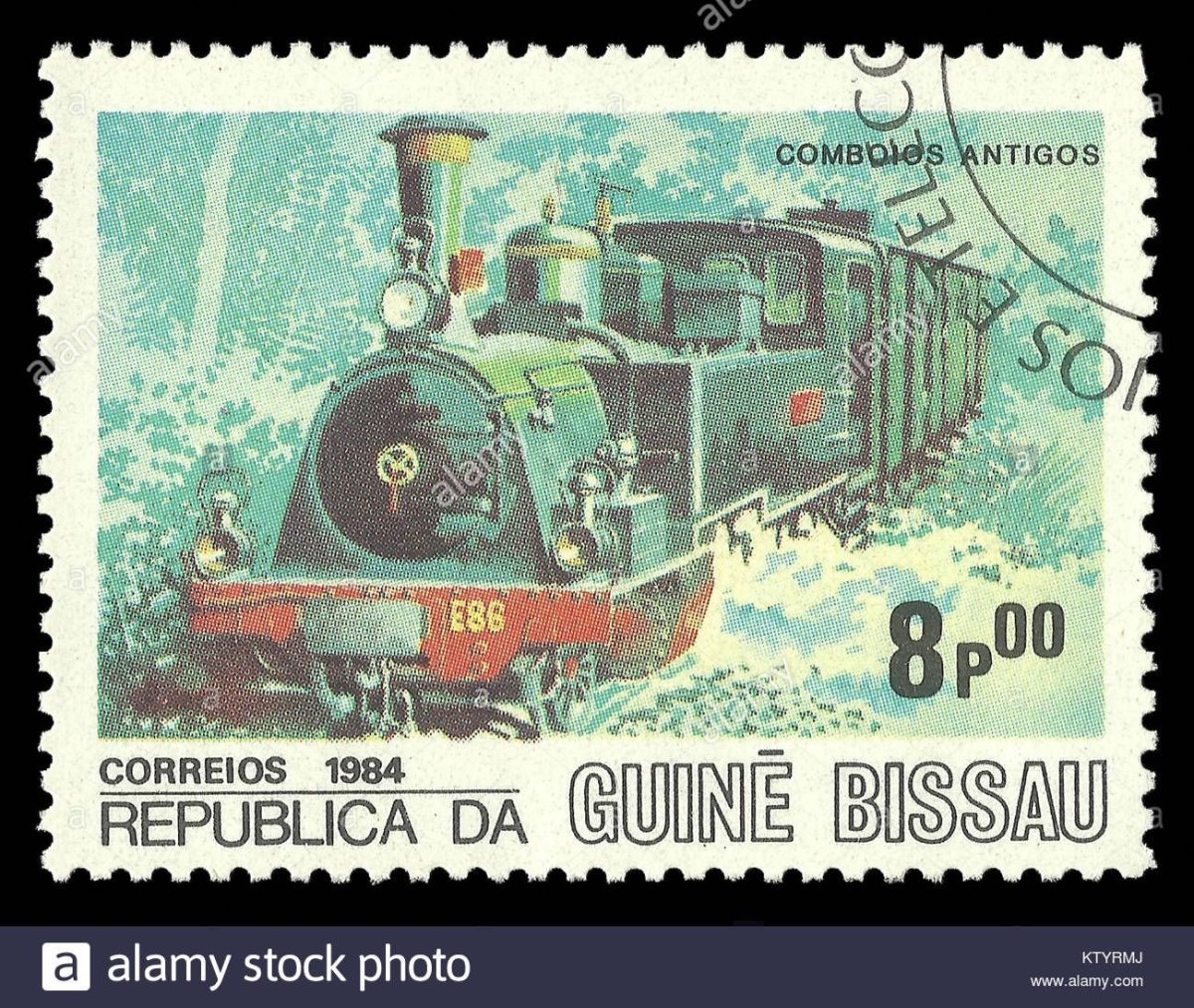 Почтовые марки локомотивы