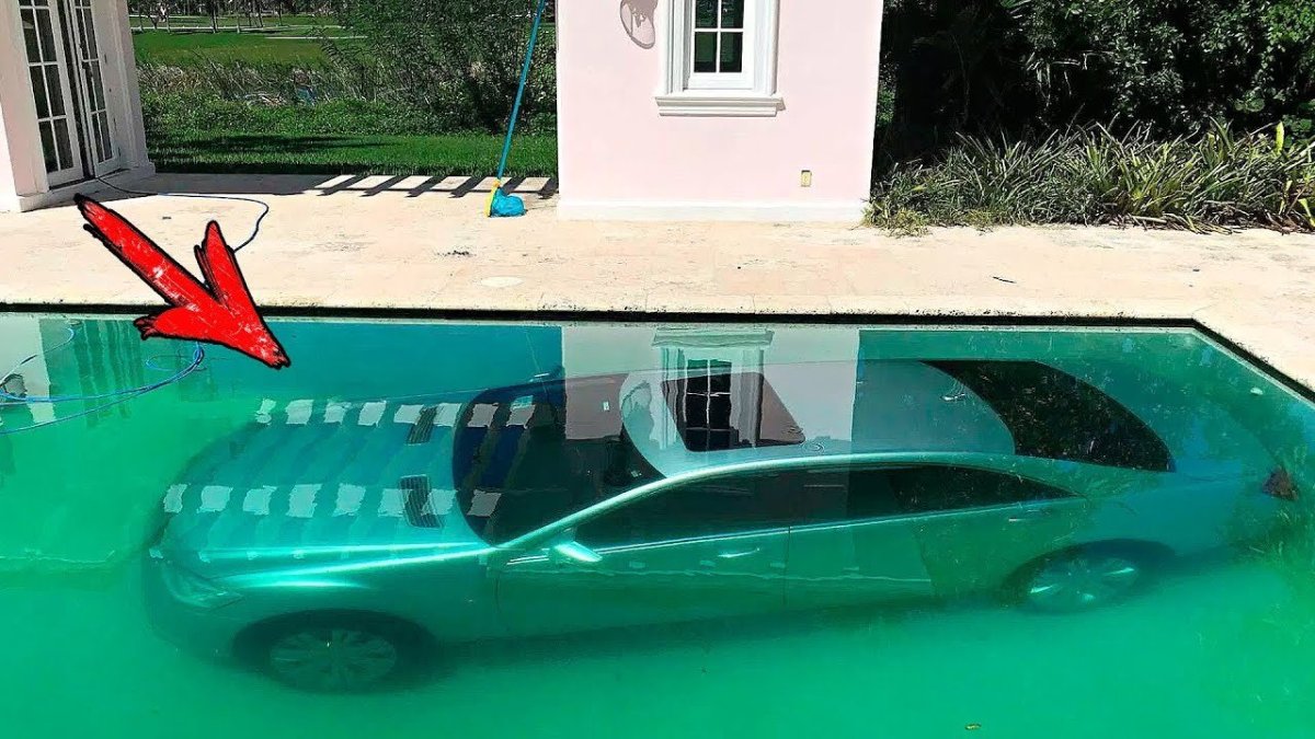 Бассейн в машине