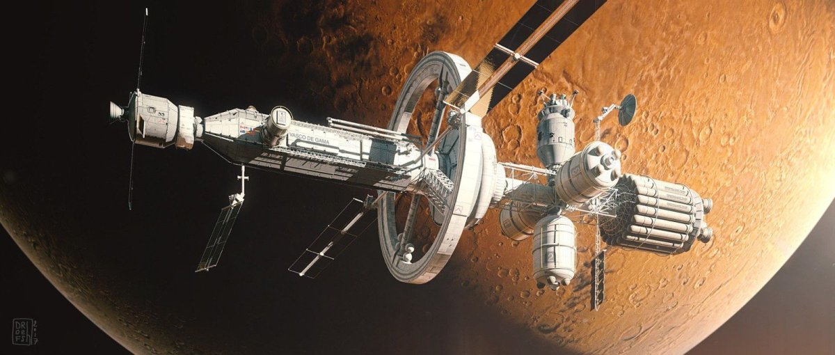Марсианская орбитальная станция Lockheed Martin