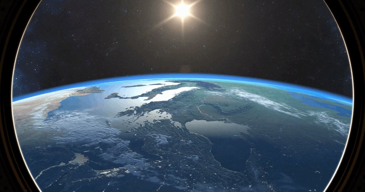 Земля из иллюминатора