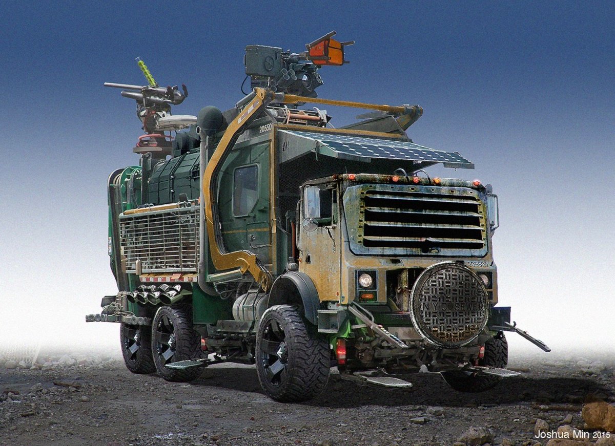 Фургон для выживания в зомби апокалипсис