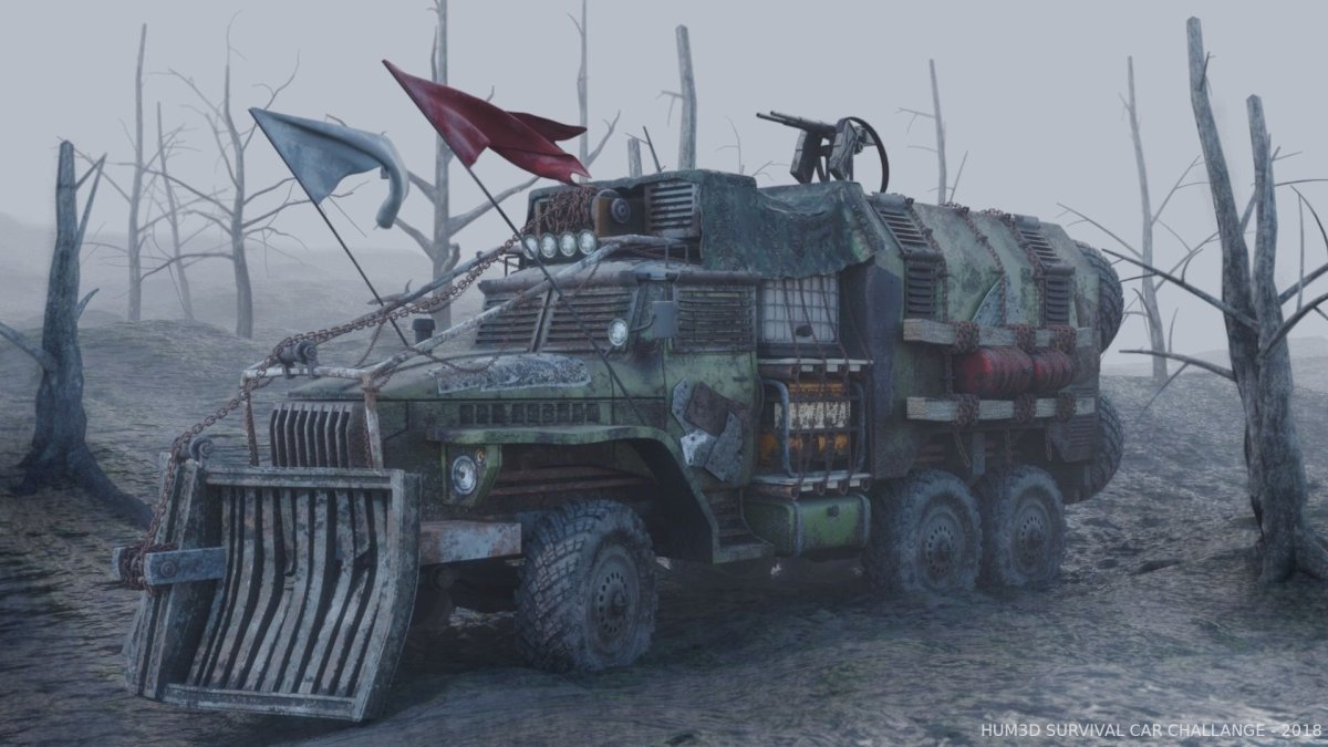 КРАЗ 255 постапокалипсис