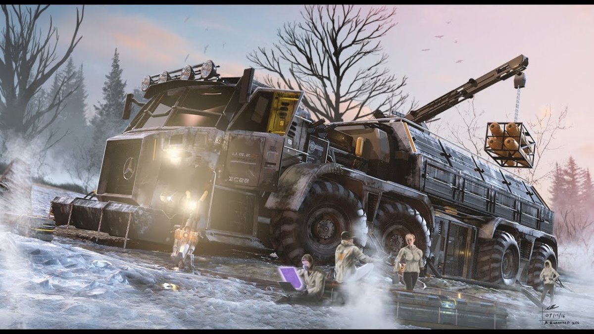 Постапокалиптический КРАЗ 255