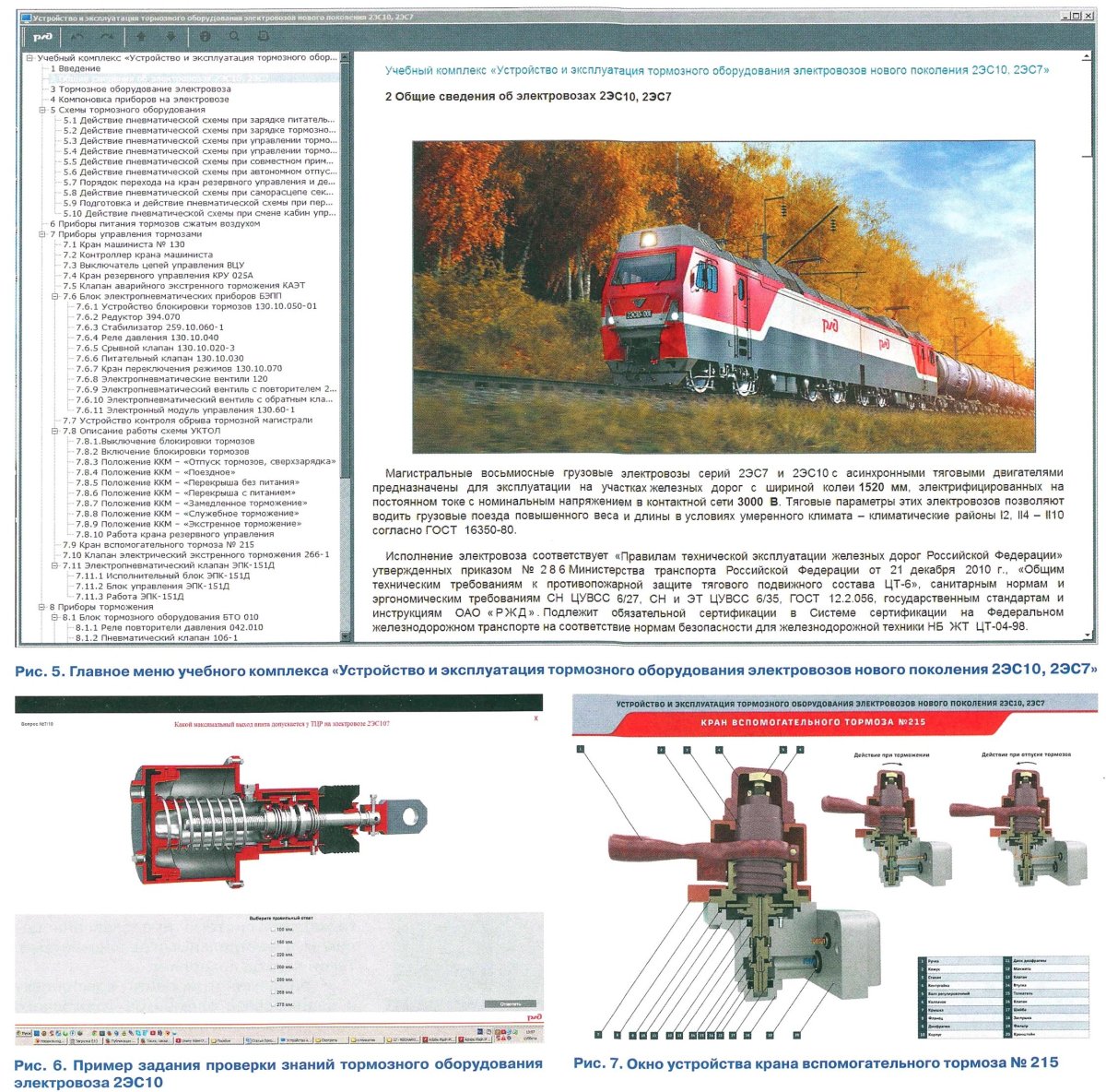 Управление тормозами грузового поезда