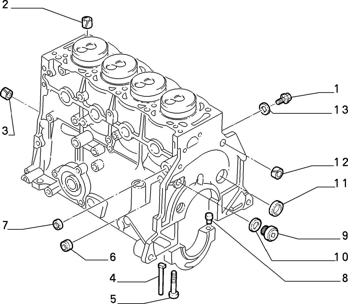 Двигатель Фиат Дукато 2.3 схема