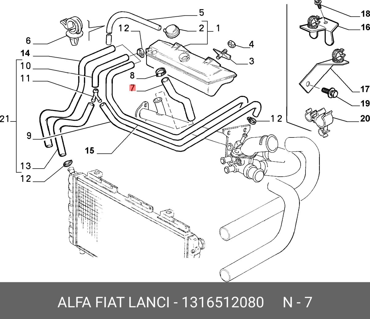 Система охлаждения Fiat Ducato 244