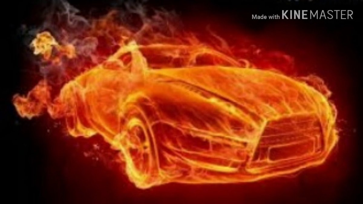 Автомобиль в огне