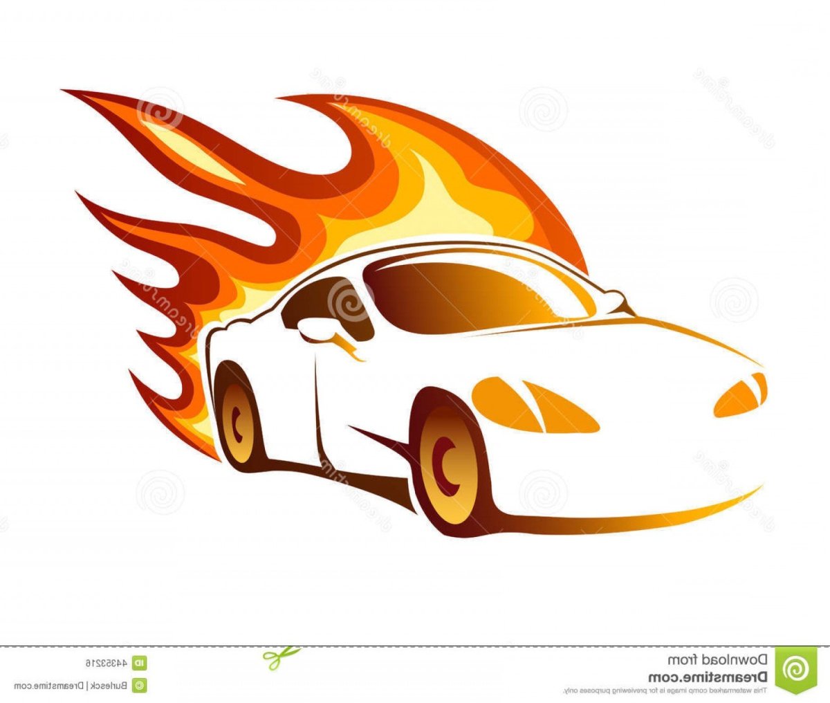 Машина векторный огонь