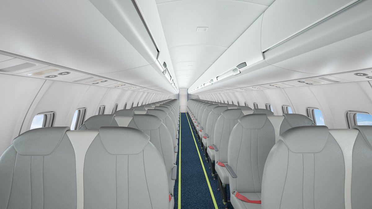 ATR 72-600 внутри