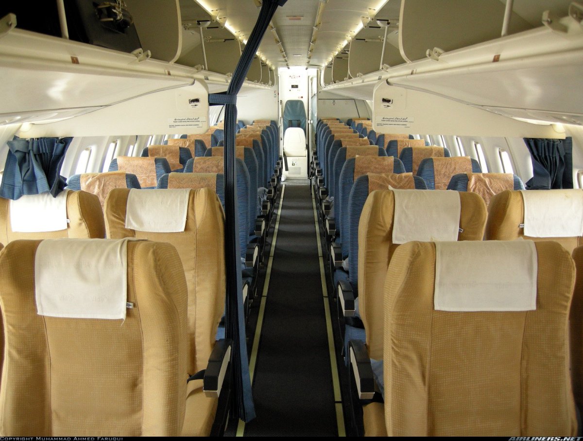 ATR 42 фото салона