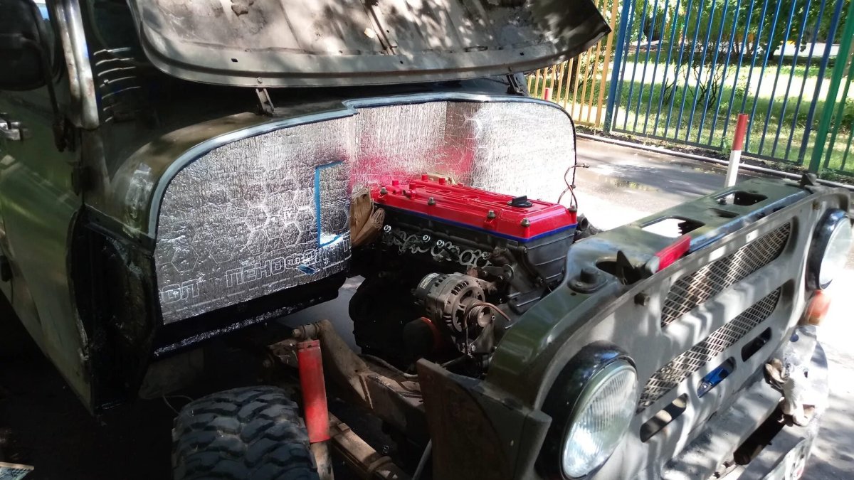 Шумоизоляция УАЗ 469