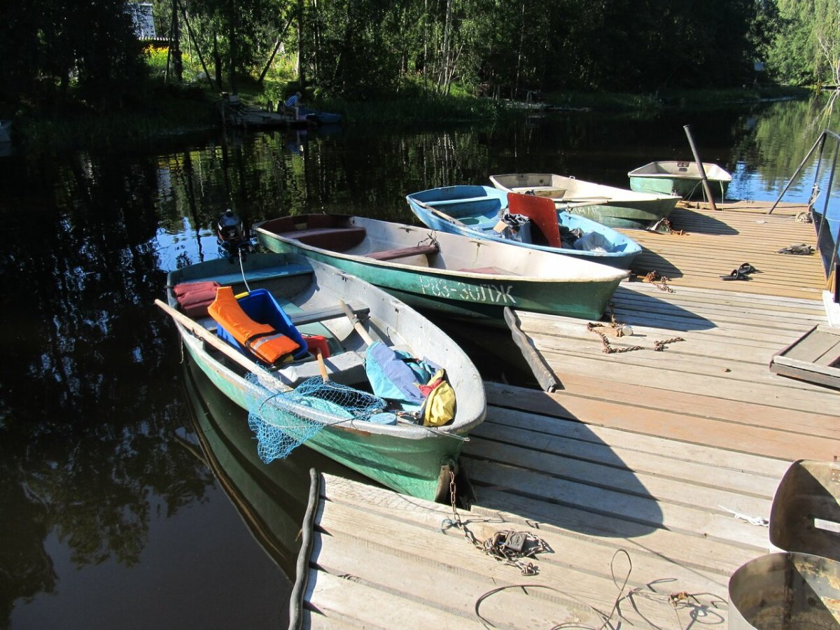 Лодочная станция парк Вуокса