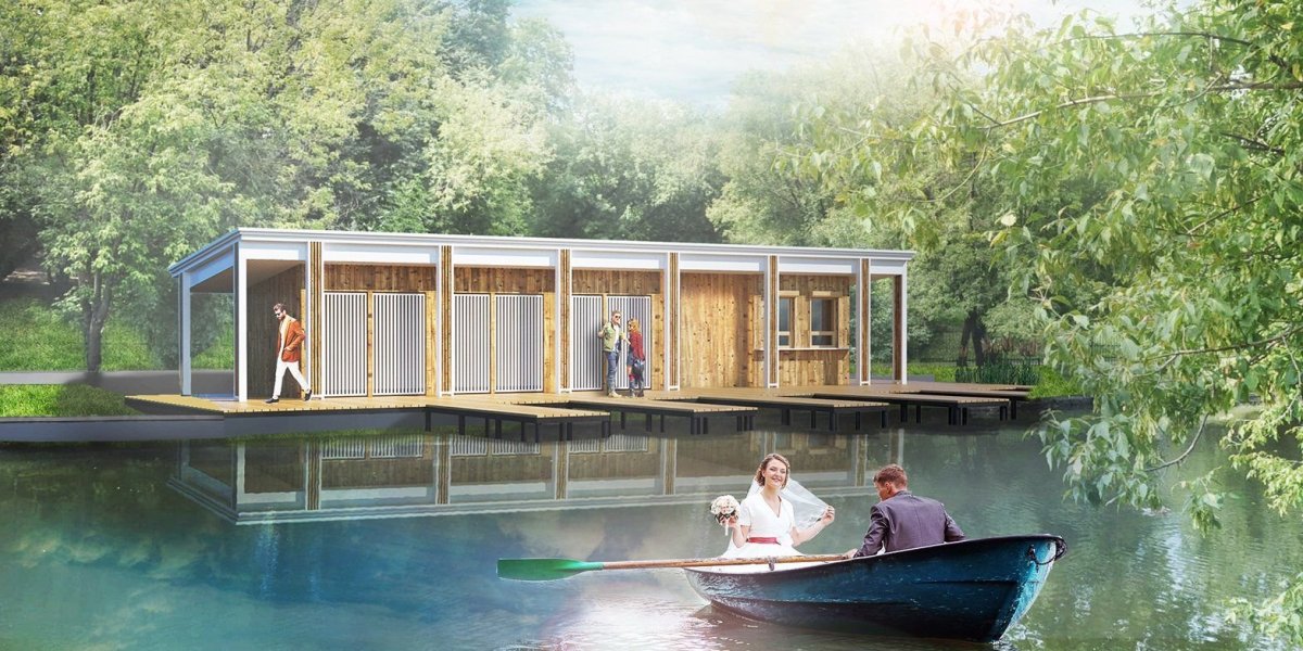 Усадьба Люблино Лодочная станция