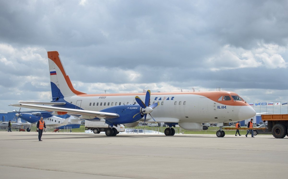 Ил-114-300 кабина