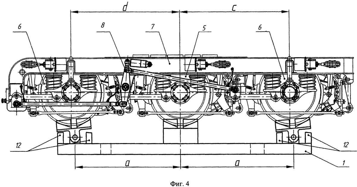 Тележка тепловоза тэм2