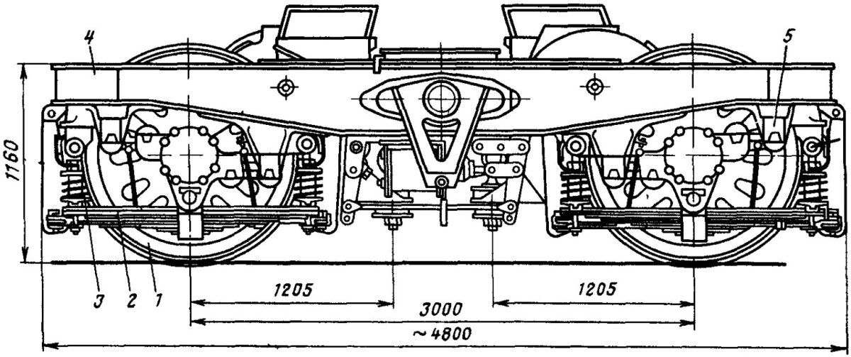 Рама тележки вл80с